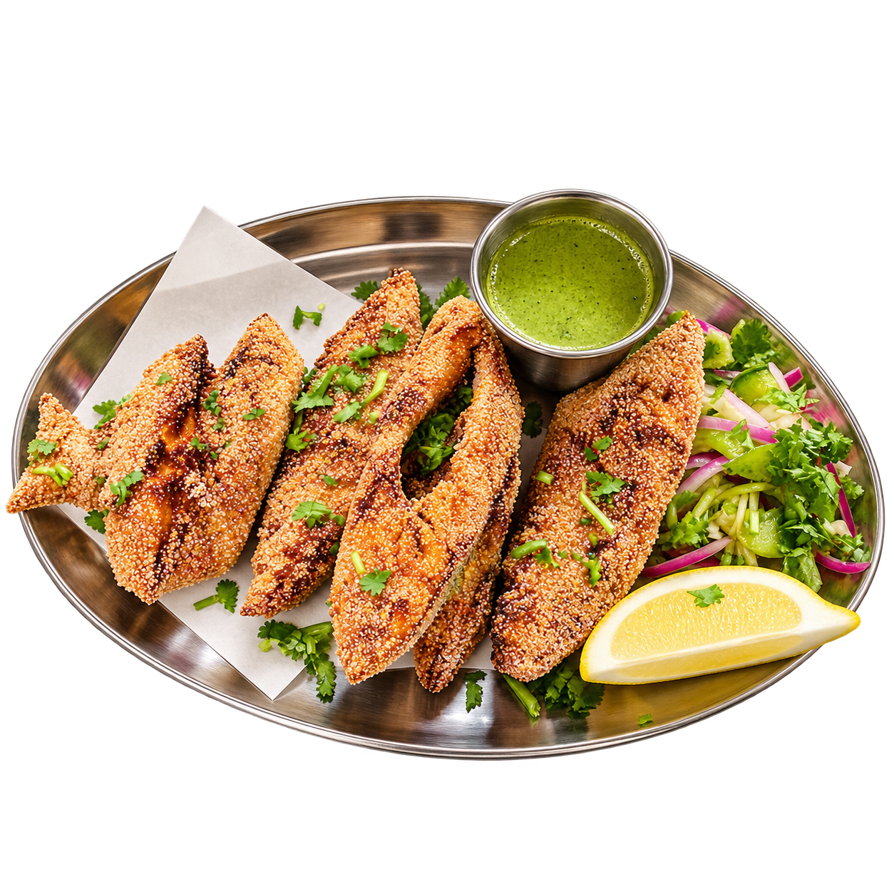 Indian pomfret seafood at Haveli Indian Cuisine